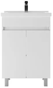 Тумба-умывальник напольная Айсберг Норма 60 белый DA1617T+1WH302421, 5
