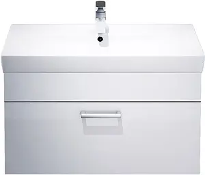 Тумба-умывальник подвесная IDDIS Mirro 80 белый/дерево MIR80W0i95K Тумба-умывальник подвесная IDDIS Mirro 80 белый/дерево MIR80W0i95K, 3