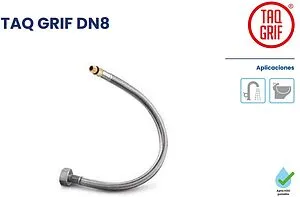 Гибкая подводка для смесителя Tucai TAQ GRIF DN8 0.4м x ½&quot;в x М10x1 L37мм 9263, 4