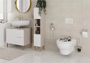 Гигиенический душ с запорным вентилем Hansgrohe Bidette хром 29230000, 4