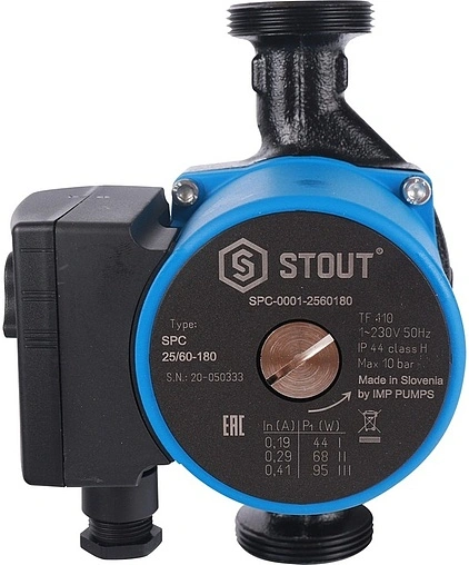 Насос циркуляционный Stout 25/60-180 SPC-0001-2560180