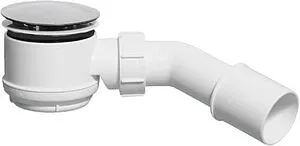 Сифон для душевого поддона Mc Alpine хром MRS6C-SL-65, 1