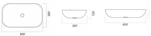 Раковина Sanita Luxe Infinity 60 Color Grey Stone серый WB.CT/Infinity/60-N/GRY.M/S1 Раковина Sanita Luxe Infinity 60 Color Grey Stone серый WB.CT/Infinity/60-N/GRY.M/S1, 2