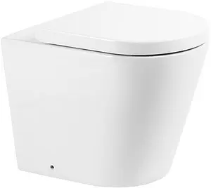 Унитаз приставной безободковый BelBagno Flay-R белый BB1003CBR, 1