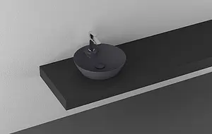 Раковина ISVEA SistemaY Soft 45 антрацит 10SY65045SV-2C Раковина ISVEA SistemaY Soft 45 антрацит 10SY65045SV-2C, 3