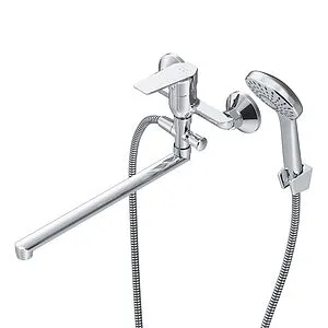 Смеситель для ванны с длинным изливом Am.Pm Gem хром F90A90100 Смеситель для ванны с длинным изливом Am.Pm Gem хром F90A90100, 1