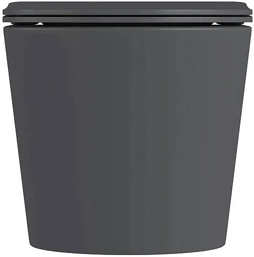 Унитаз подвесной безободковый Hansmann keramik Round Dark Grey темно-серый УНИ0020