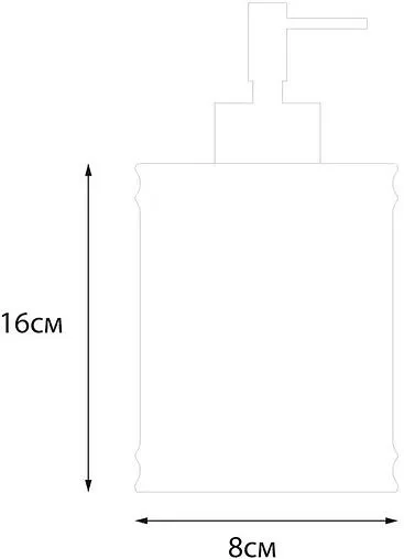 Дозатор для жидкого мыла Fixsen Art белый/с рисунком/чёрный FX-620-1 Дозатор для жидкого мыла Fixsen Art белый/с рисунком/чёрный FX-620-1