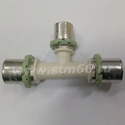 Тройник пресс редукционный 26мм x 26мм x 20мм Comap SkinPress PPSU P130RL262620 Тройник пресс редукционный 26мм x 26мм x 20мм Comap SkinPress PPSU P130RL262620