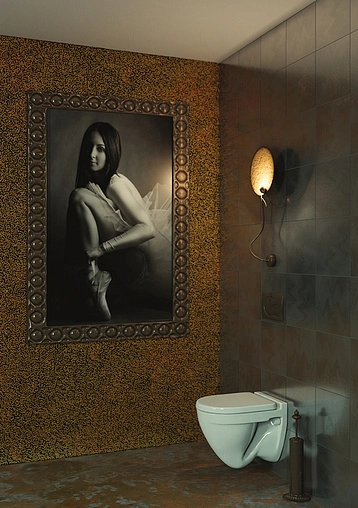 Унитаз подвесной Sanita Luxe Attica белый WC.WH/Attica/DM/WHT.G/S1