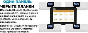 Проводная панель управления контроллером Wi-Fi TECH ST-M-9t черный WG.11.0587, 4