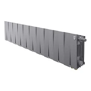 Радиатор биметаллический 20 секций нижнее правое подключение Royal Thermo PianoForte 200 VDR80 Silver Satin RTPSSVDR8020020 Радиатор биметаллический 20 секций нижнее правое подключение Royal Thermo PianoForte 200 VDR80 Silver Satin RTPSSVDR8020020, 1