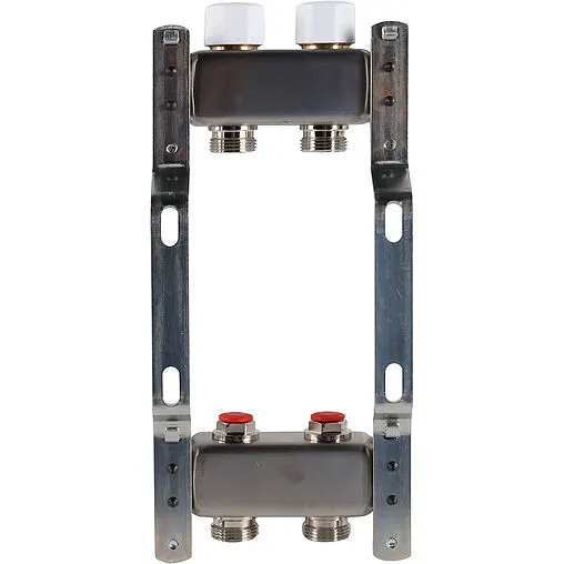 Группа коллекторная без расходомеров 2 отвода 1&quot;в/в x ¾&quot;ек Rommer RMS-3200-000002