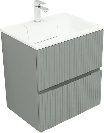 Тумба-умывальник Aquanet Джейн 60 мисти грин 00313316+