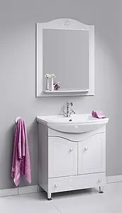 Зеркало Aqwella Franchesca 85 белый FR0208 Зеркало Aqwella Franchesca 85 белый FR0208, 3