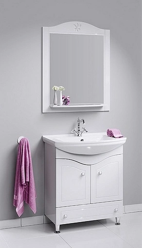 Зеркало Aqwella Franchesca 85 белый FR0208