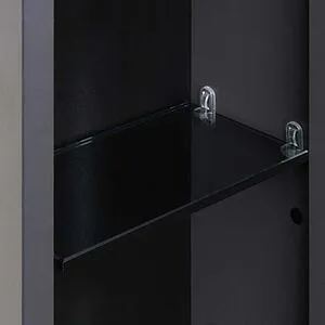 Шкаф-зеркало Aquaton Ар-Деко 85 серый кобальт 1A280602DD8D0, 5