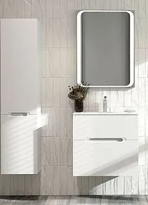 Зеркало с подсветкой Jorno Modul 65 белый Mоl.02.60/W Зеркало с подсветкой Jorno Modul 65 белый Mоl.02.60/W, 3