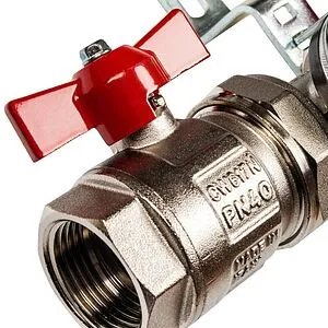 Группа коллекторная с расходомерами 2 отвода 1&quot;в/в x ¾&quot;ек Stout SMS 0907 000002, 5