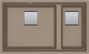 Мойка кухонная Franke Kubus 2 KNG 120 миндаль 125.0528.637, 1