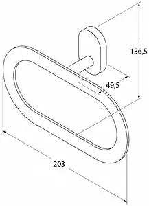 Полотенцедержатель IDDIS Mirro Plus хром MRPSBO0i51, 2