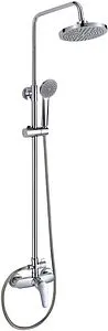 Душевая система со смесителем для душа Milardo Simp хром SIMSB1FM89 Душевая система со смесителем для душа Milardo Simp хром SIMSB1FM89, 1
