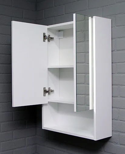 Шкаф-зеркало Айсберг Ева 50 белый DA5920HZ