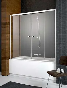 Шторка на ванну 1400мм прозрачное стекло Radaway Vesta DWD 140 203140-01, 1