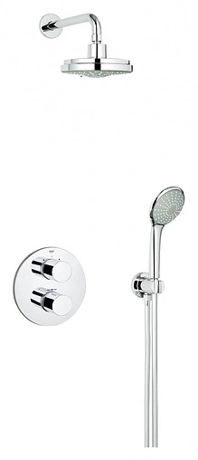 Душевая система с термостатом для душа Grohe Grohtherm 3000 Cosmopolitan хром 34399000