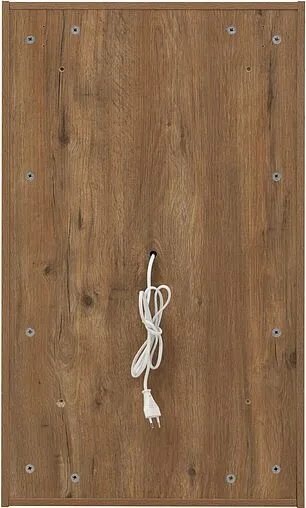 Зеркало с подсветкой Aquanet Милан 50 дуб рустикальный 00336397