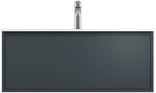 Тумба-умывальник подвесная ISVEA Pro 100 антрацит 21MGS019101I