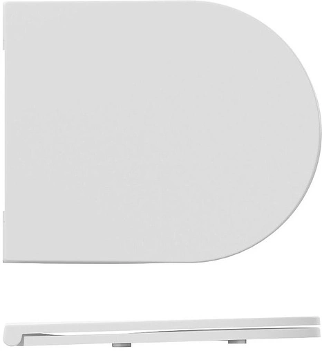 Крышка-сиденье для унитаза с микролифтом Isvea F50 белый матовый 40KF0201I-S