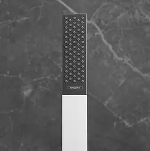 Лейка ручного душа Hansgrohe Rainfinity 100 1jet белый матовый/графит 26866700 Лейка ручного душа Hansgrohe Rainfinity 100 1jet белый матовый/графит 26866700, 3