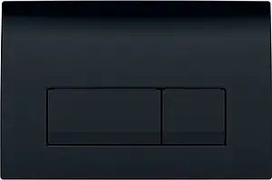 Клавиша смыва для унитаза Geberit Delta 51 115.105.DW.1 черный глянцевый, 1