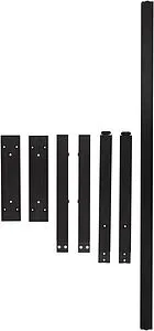 Ножки мебельные Allen Brau Reality 120 чёрный браш 1.320A15.BB, 2