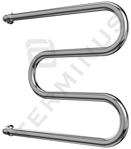 Полотенцесушитель водяной Terminus М-образный AISI 25 500х600 полированная сталь 4620768880506