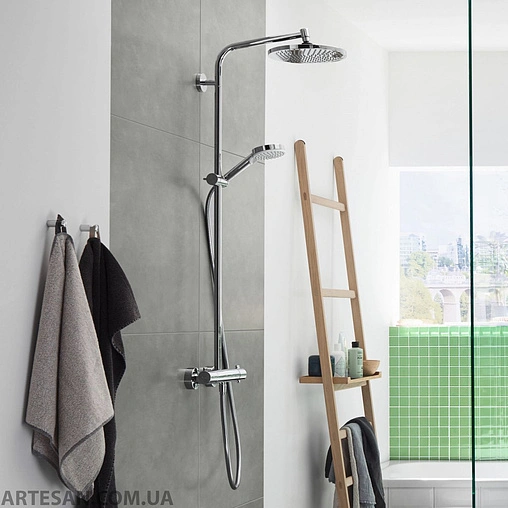 Душевая система со смесителем для душа Hansgrohe Crometta S 240 1jet EcoSmart хром 27269000