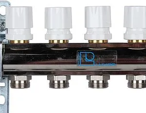 Группа коллекторная без расходомеров 9 отводов 1&quot;в/в x ¾&quot;ек Luxor CD 468M/9 15552709MN, 4