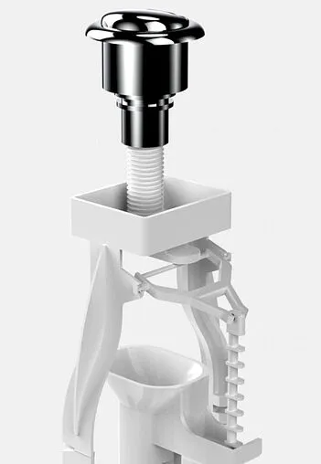 Комплект арматуры для бачка двухрежимный ½&quot; пластик боковой BERGES Eko 22 030622