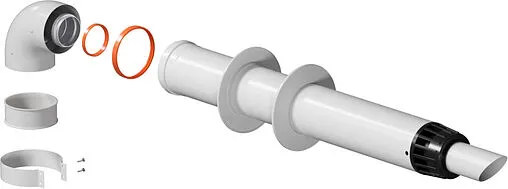 Комплект дымохода Антилед Ø 60/100мм L=1000мм Krats Антилёд KTL-01P-1