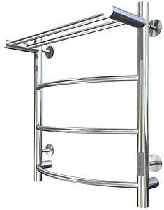 Полотенцесушитель электрический лесенка Тругор Пэк сп 5 П 60х50 32 мм полированная сталь Полотенцесушитель электрический лесенка Тругор Пэк сп 5 П 60х50 32 мм полированная сталь, 1