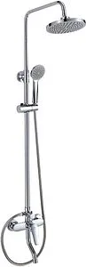 Душевая система со смесителем для ванны Milardo Simp хром SIMSB1FM06 Душевая система со смесителем для ванны Milardo Simp хром SIMSB1FM06, 1