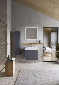 Тумба-умывальник подвесная Aqwella Cube 70 серый CUB0107GR+Tol.07.04.D Тумба-умывальник подвесная Aqwella Cube 70 серый CUB0107GR+Tol.07.04.D, 5