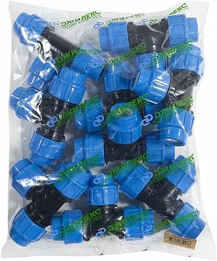 Тройник компрессионный соединительный 32мм x 32мм x 32мм Джилекс 9335