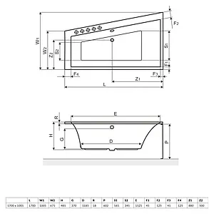 Ванна акриловая Excellent Sfera Slim 170x100 R WAEX.SFP17WHS Ванна акриловая Excellent Sfera Slim 170x100 R WAEX.SFP17WHS, 3