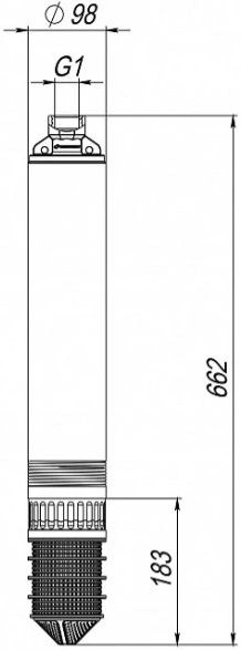 Насос скважинный центробежный 4&quot; Джилекс Водомет 55/35 5535
