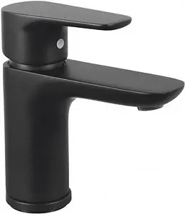 Смеситель для раковины Gross Aqua Evo чёрный матовый 6241297MB, 1