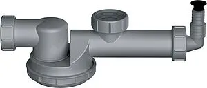 Сверхкомпактный сифон для мойки Omoikiri S-01 4996119 Сверхкомпактный сифон для мойки Omoikiri S-01 4996119, 1