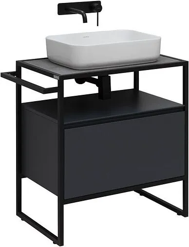 Тумба под умывальник напольная Allen Brau Priority 70 антрацит 1.31001.AM