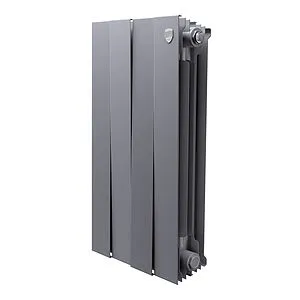 Радиатор биметаллический 4 секций Royal Thermo PianoForte 500 Silver Satin RTPS3050004 Радиатор биметаллический 4 секций Royal Thermo PianoForte 500 Silver Satin RTPS3050004, 1